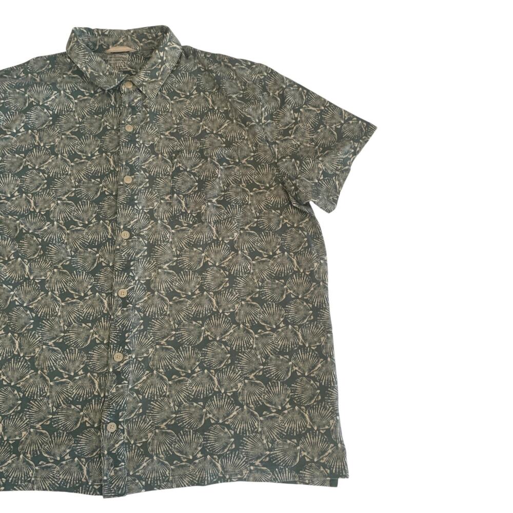 L.L. Bean Mens Size XL Reg Traditional Fit Hawaiian Button Up Short Sleeve Shirt - Picture 9 of 16
